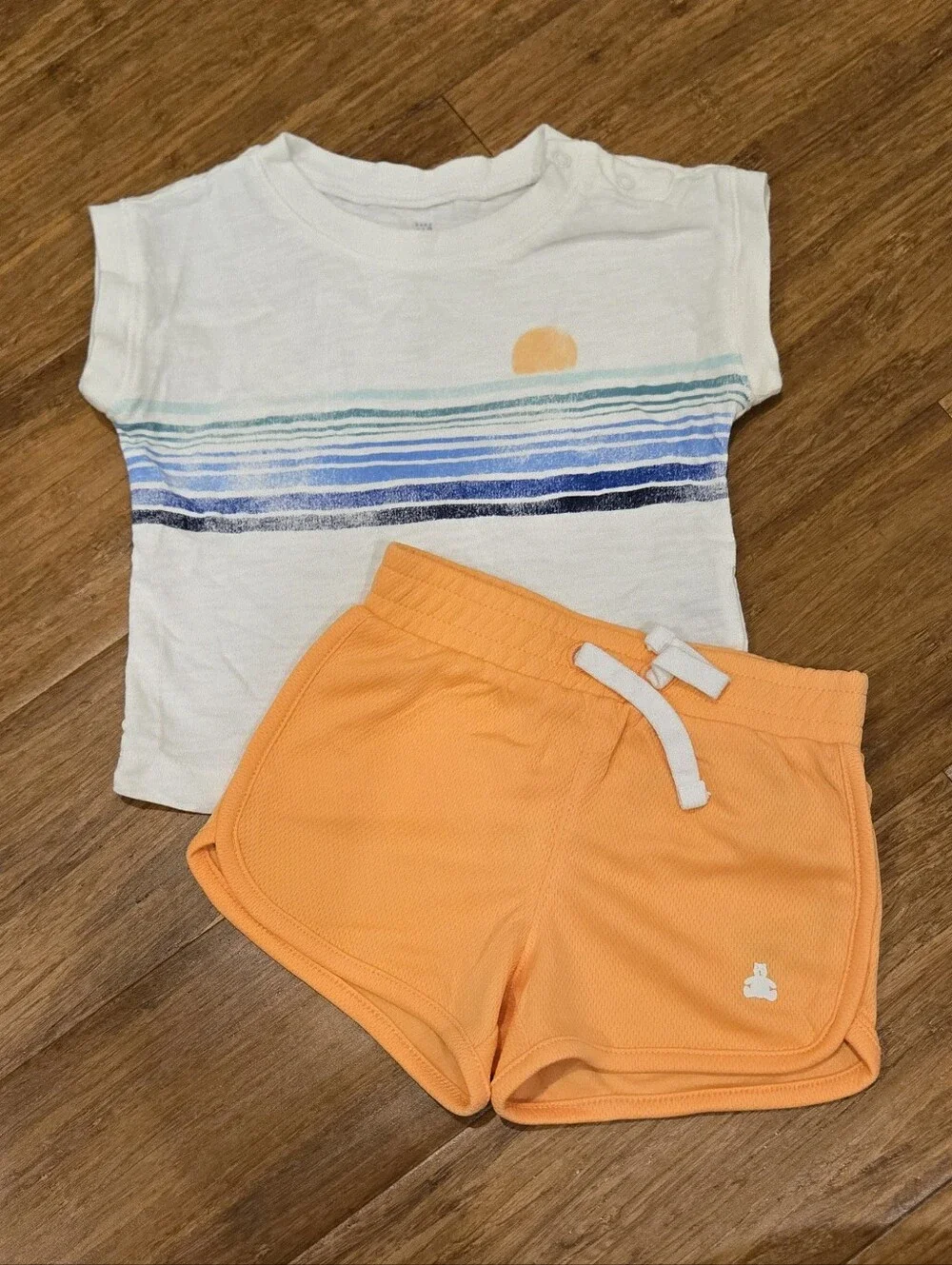 Gap Baby T-Shirt And Shorts Matching Set